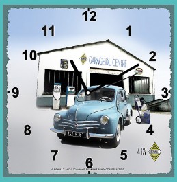 Horloge Renault 4cv