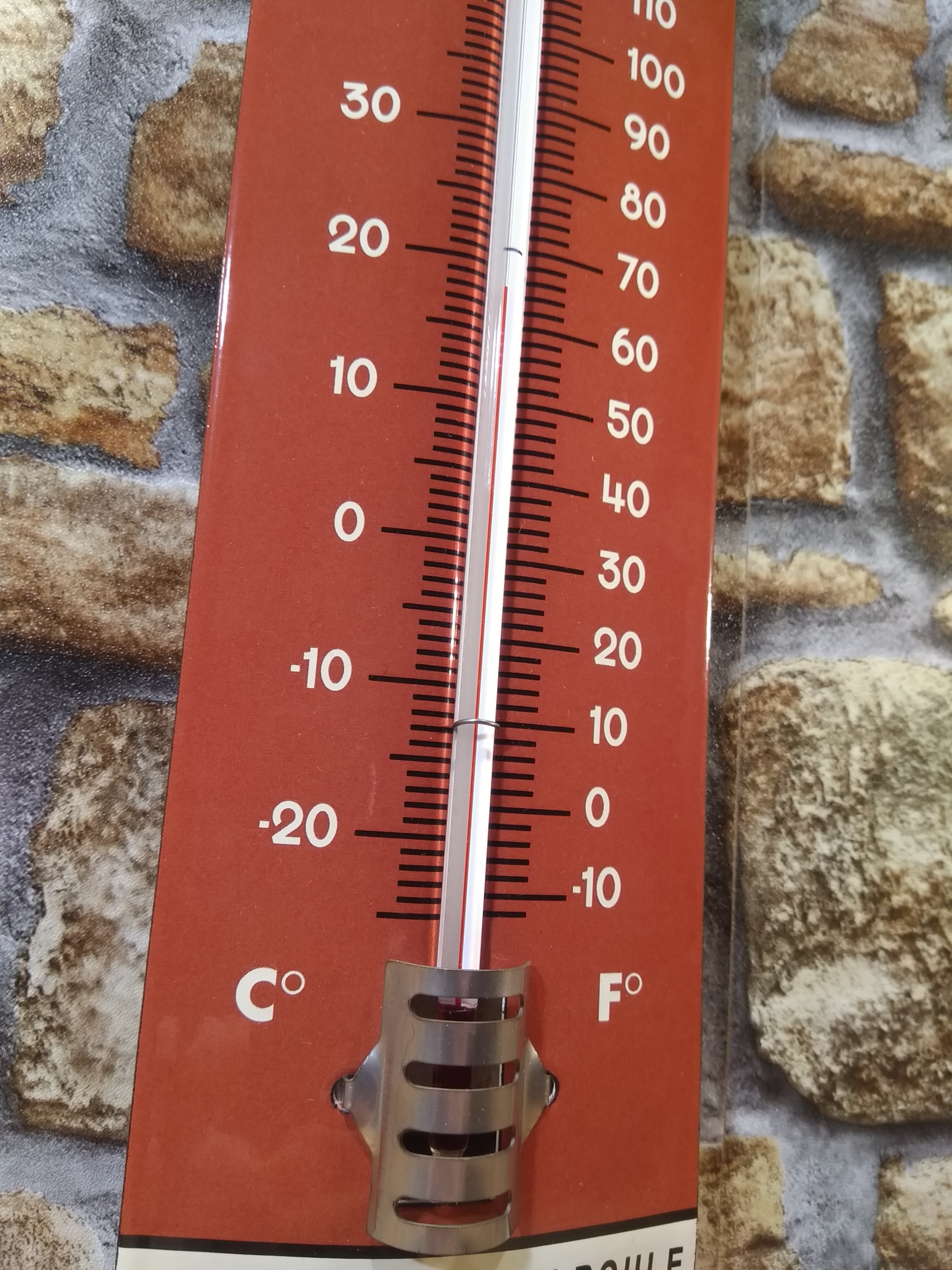 thermomètre émaillé velosolex