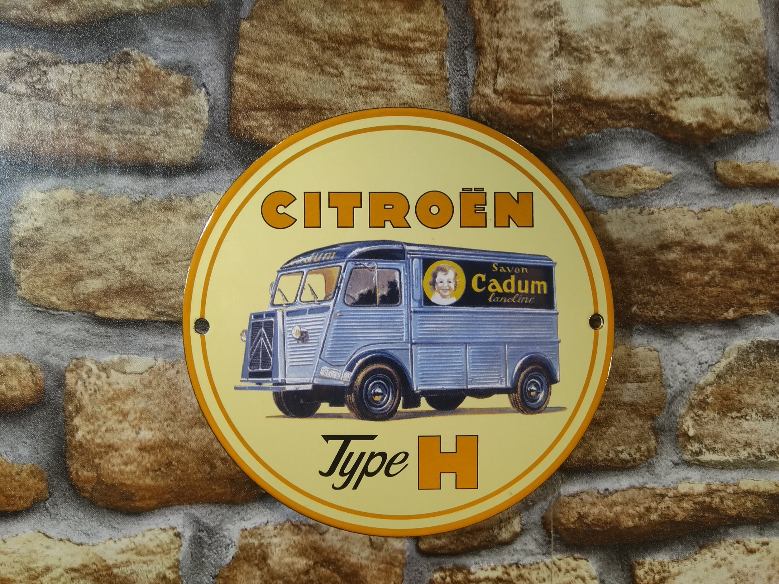 Citroën type H - Thermomètre décoratif intérieur/extérieur