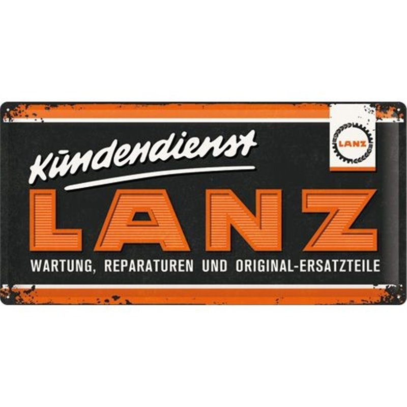 plaque tracteur lanz