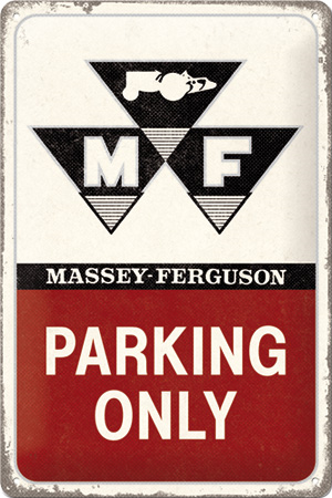 Plaque Massey ferguson parking