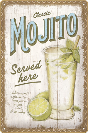 Plaque vintage Mojito