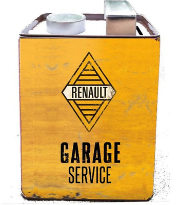 Bidon Tirelire Metal Renault Garage Service