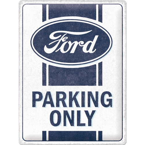 plaque ford parking only