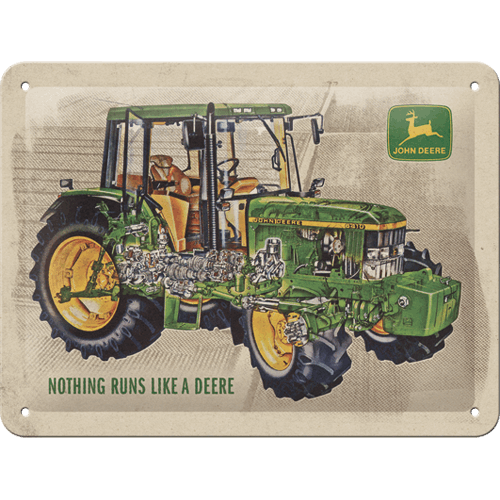 plaque john deere 6410 tracteur