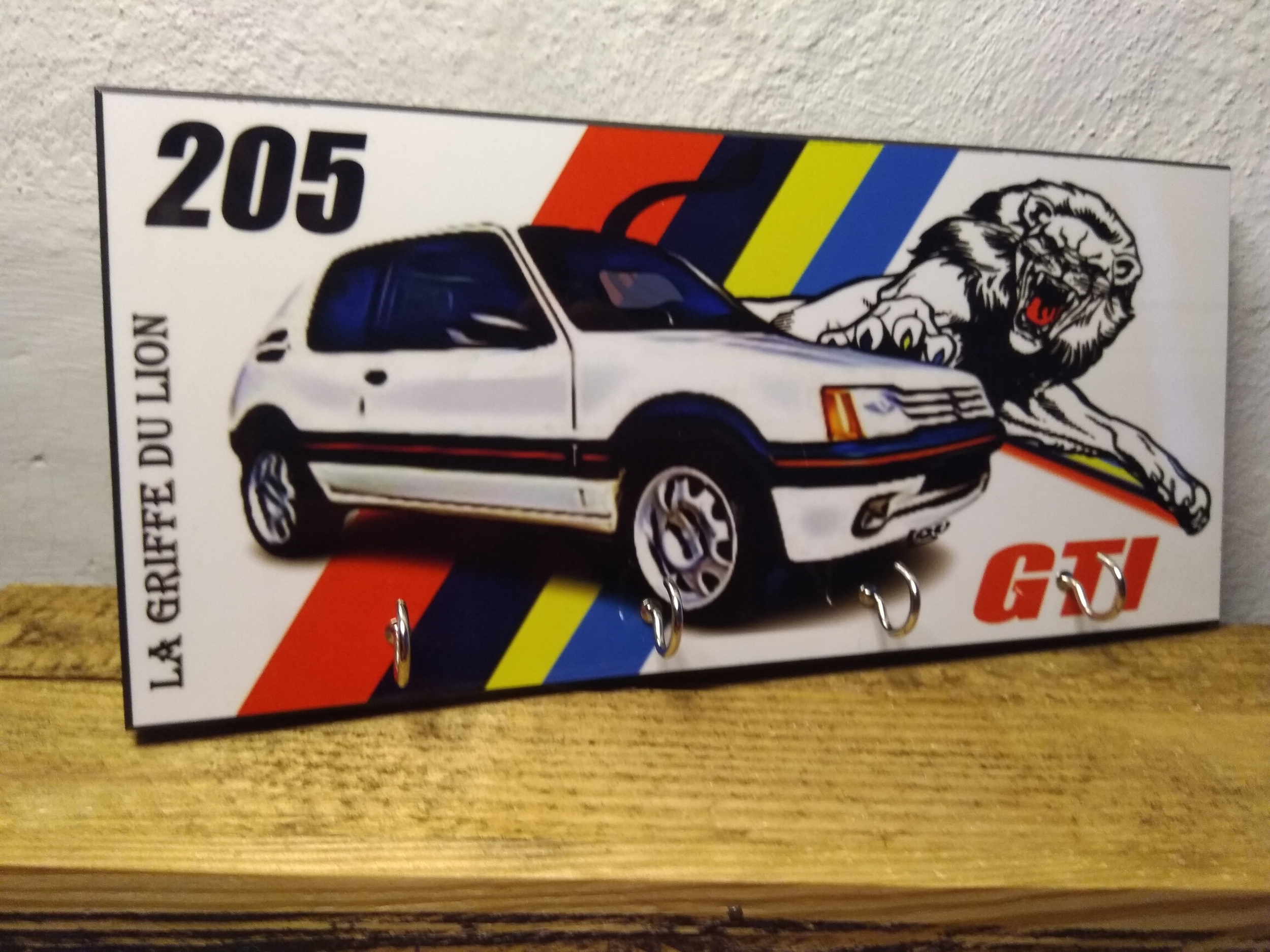 accroche-clés 205 GTI