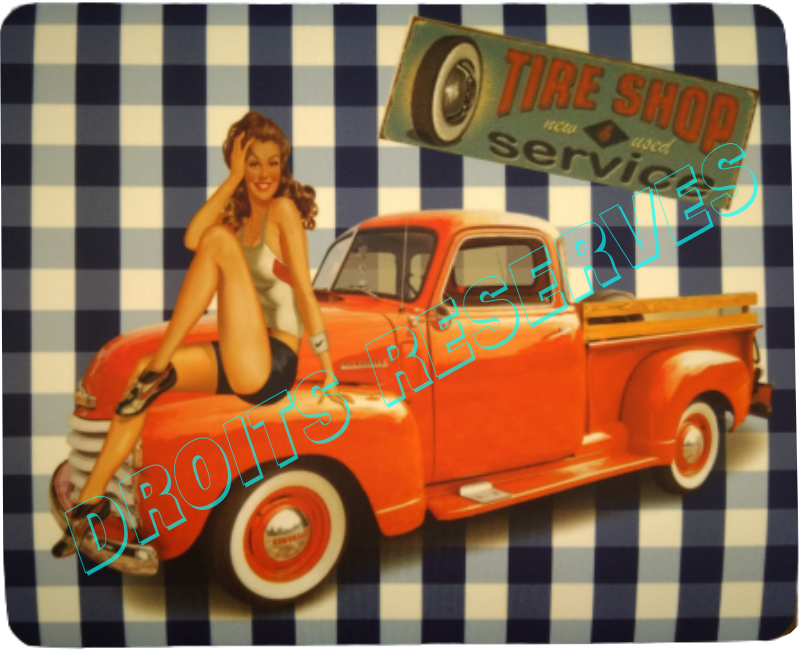 tapis souris pin-up