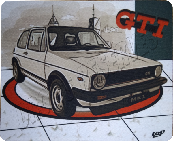 Tapis de souris Golf GTI mk1