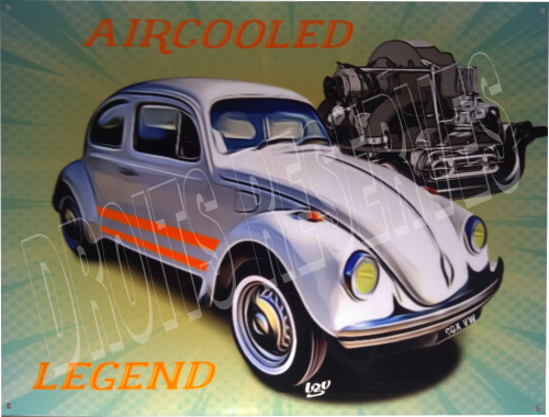 plaque métal cox aircooled