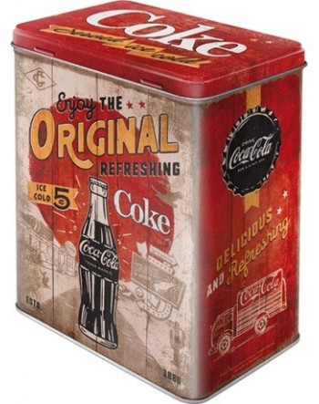 Boîte métal Coca-cola original