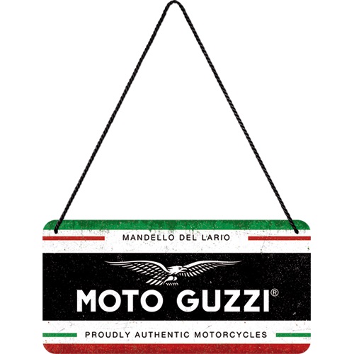 Plaque à suspendre Motoguzzi 20x10