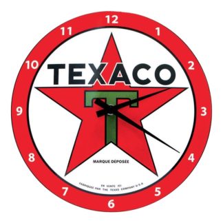 Horloge émaillée Texaco