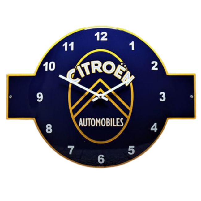 Horloge émaillée Citroen