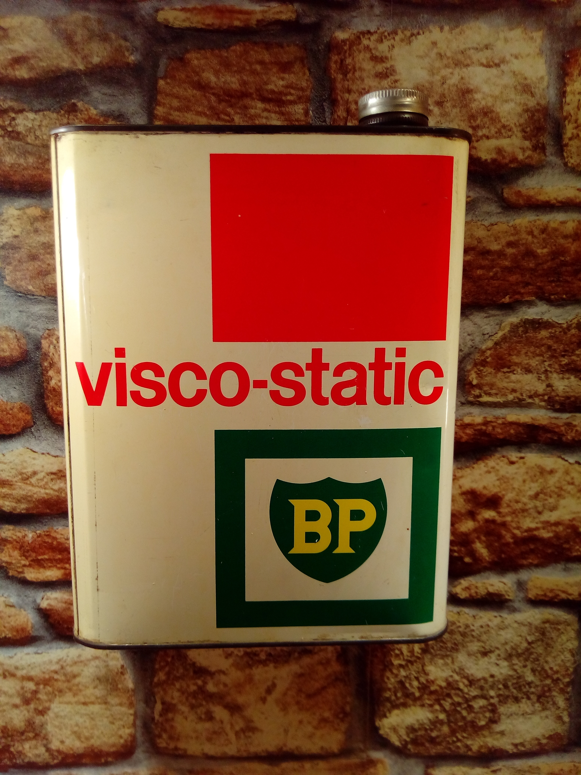 Bidon ancien BP Visco-static