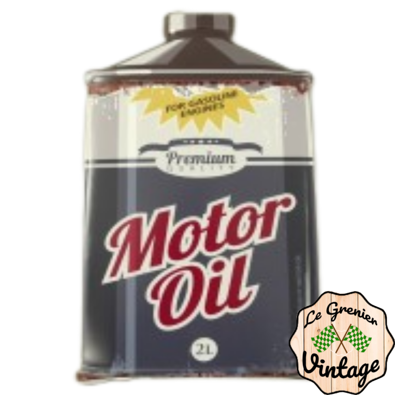 Plaque bidon Motor oil