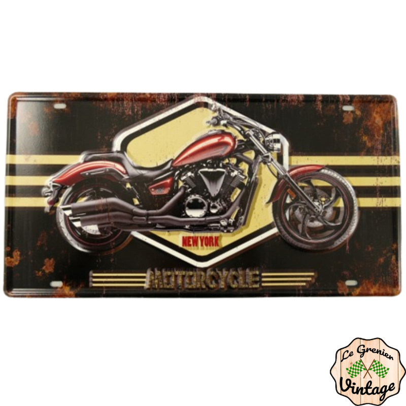 Plaque américaine motorcycle