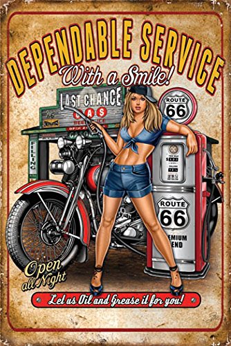 Plaque pin-up dependable service