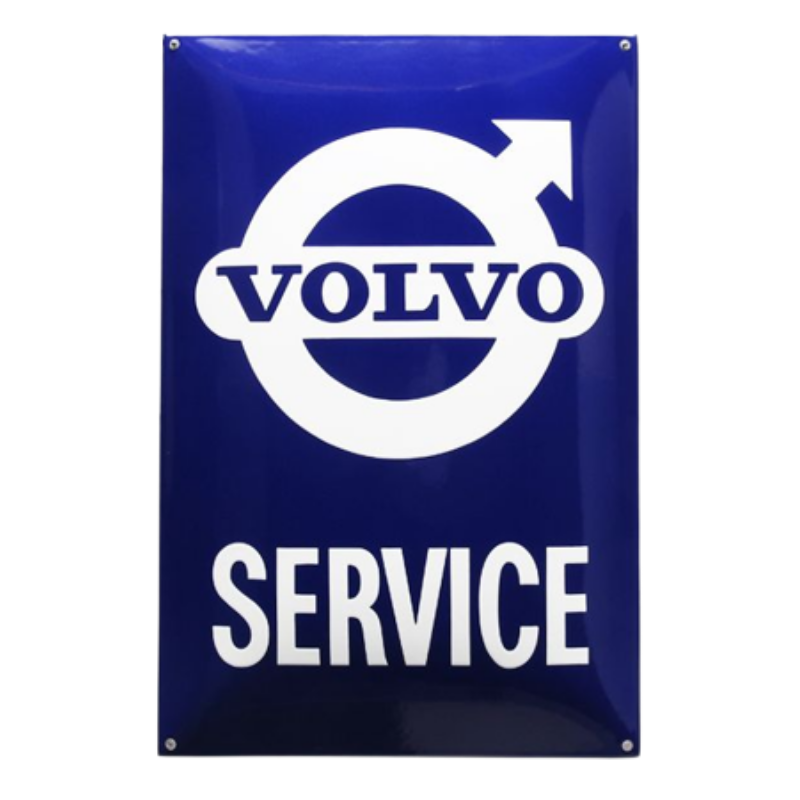Plaque émaillée Volvo service
