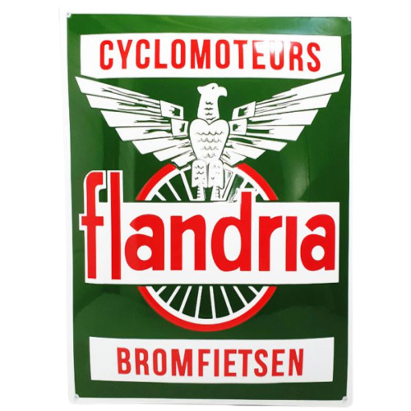 Plaque émaillée Flandria