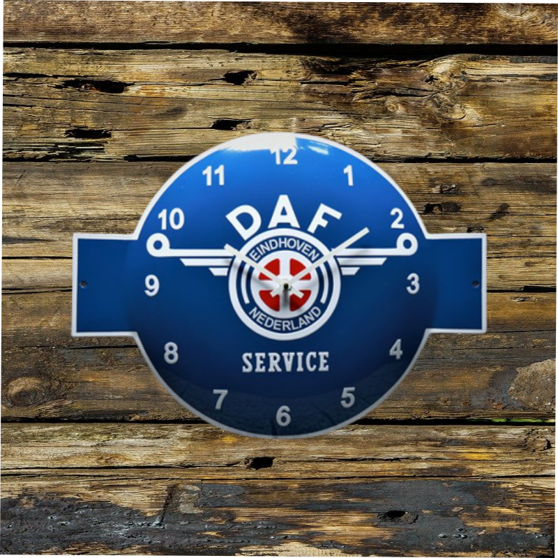 pendule vintage Daf émaillée