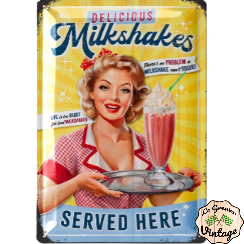 Plaque Milkshakes served here