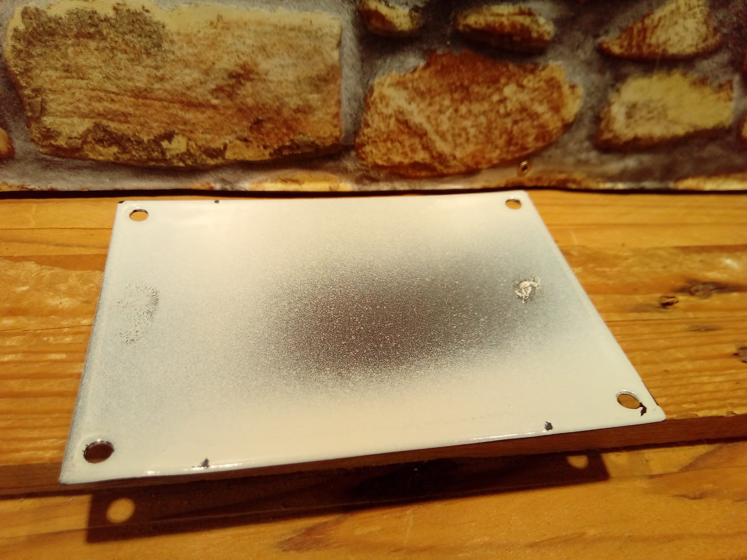 plaque émaillée mecanic