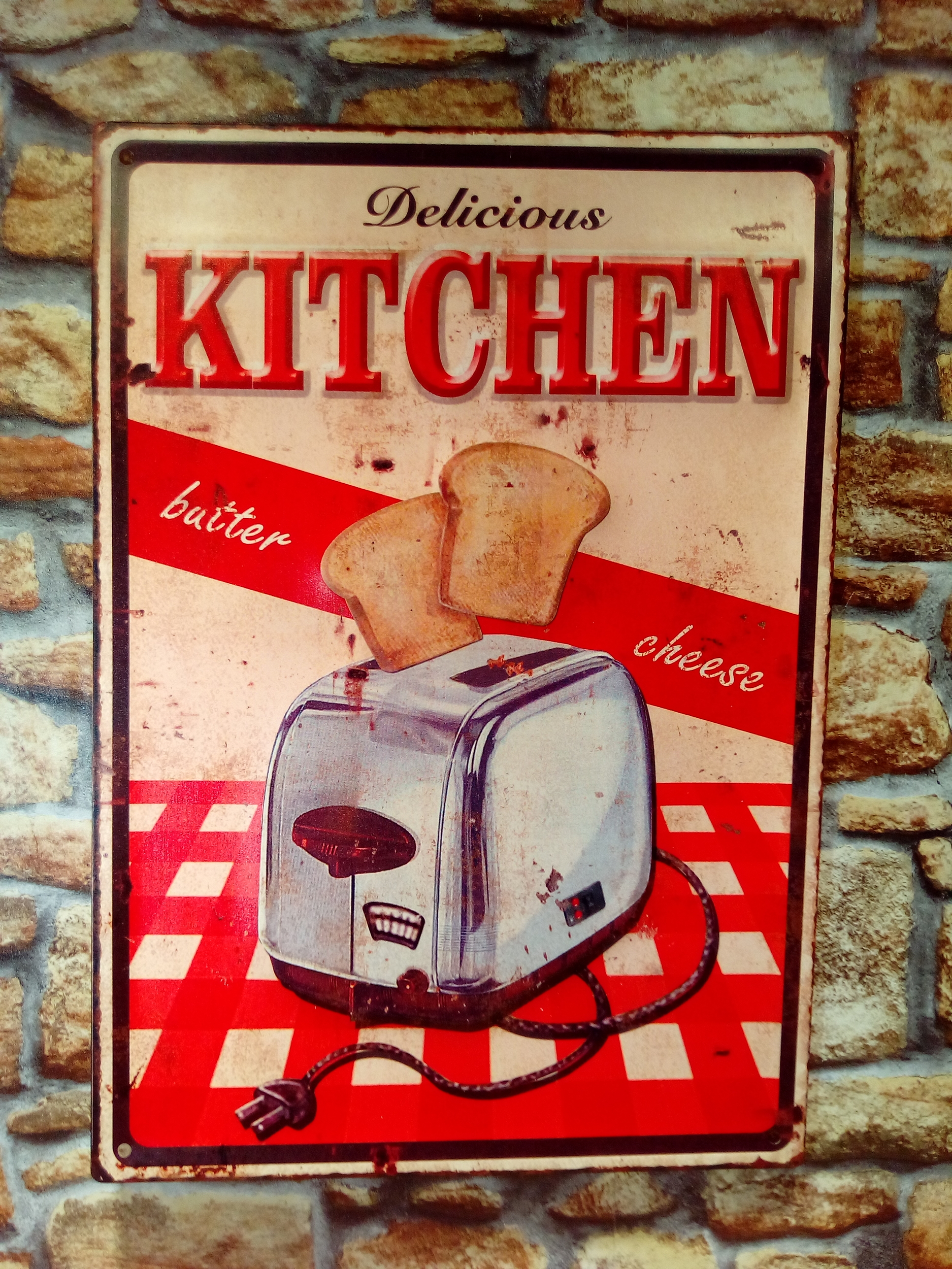 plaque déco vintage kitchen