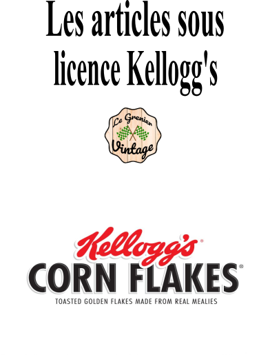 produits dérivés kellogg's vintage