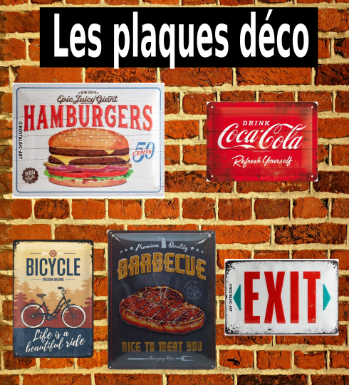 Les plaques déco