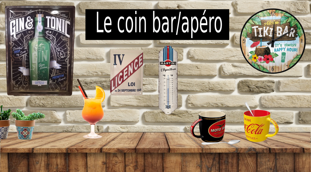 Le coin bar et apéro