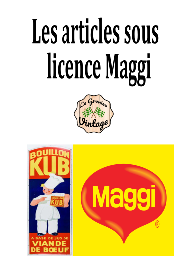objets publicitaires bouillon kub maggi