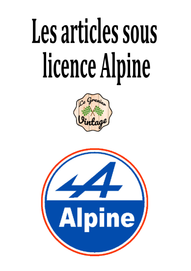produits dérivés Alpine