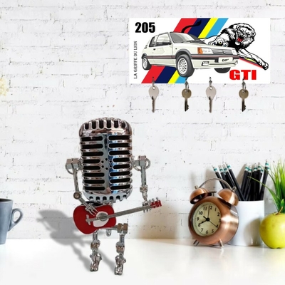 accroche-clés peugeot 205 gti sort ses griffes