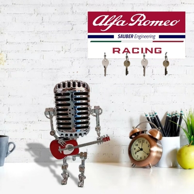 accroche-clés mural alfa roméo racing