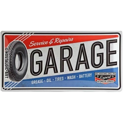 Plaque métal garage 50 x 25 - Garage/Atelier/Les plaques publicitaires -  le-grenier-vintage