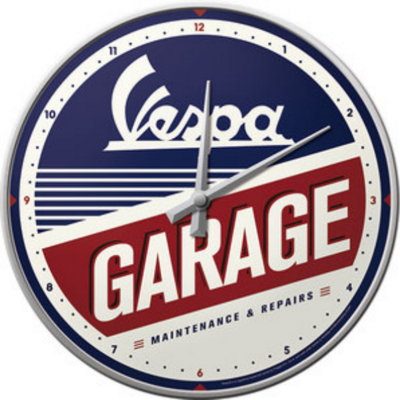 Horloge Vespa garage