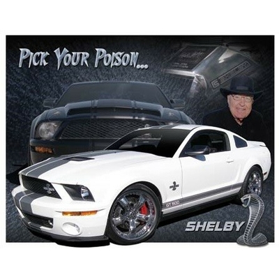 Plaque Ford Mustang Shelby 40x30