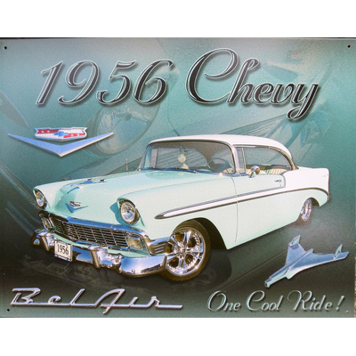 Plaque Chevrolet BEL AIR 1956