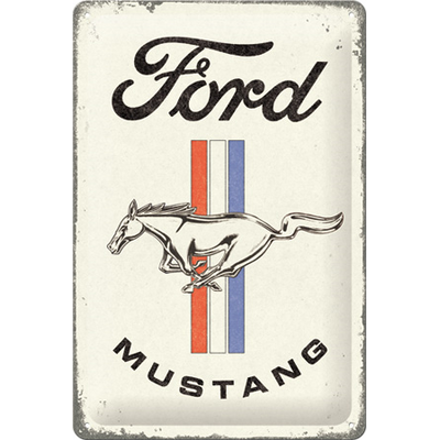 Plaque Ford mustang 20x30