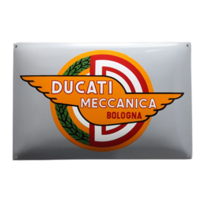 plaque émaillée Ducati 60x40 cm