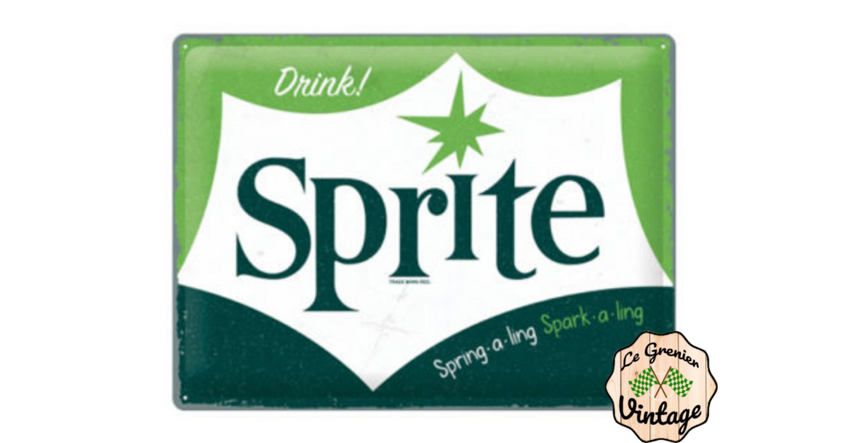 Plaque Sprite bouteille - Déco murale/Plaques 30x40 cm