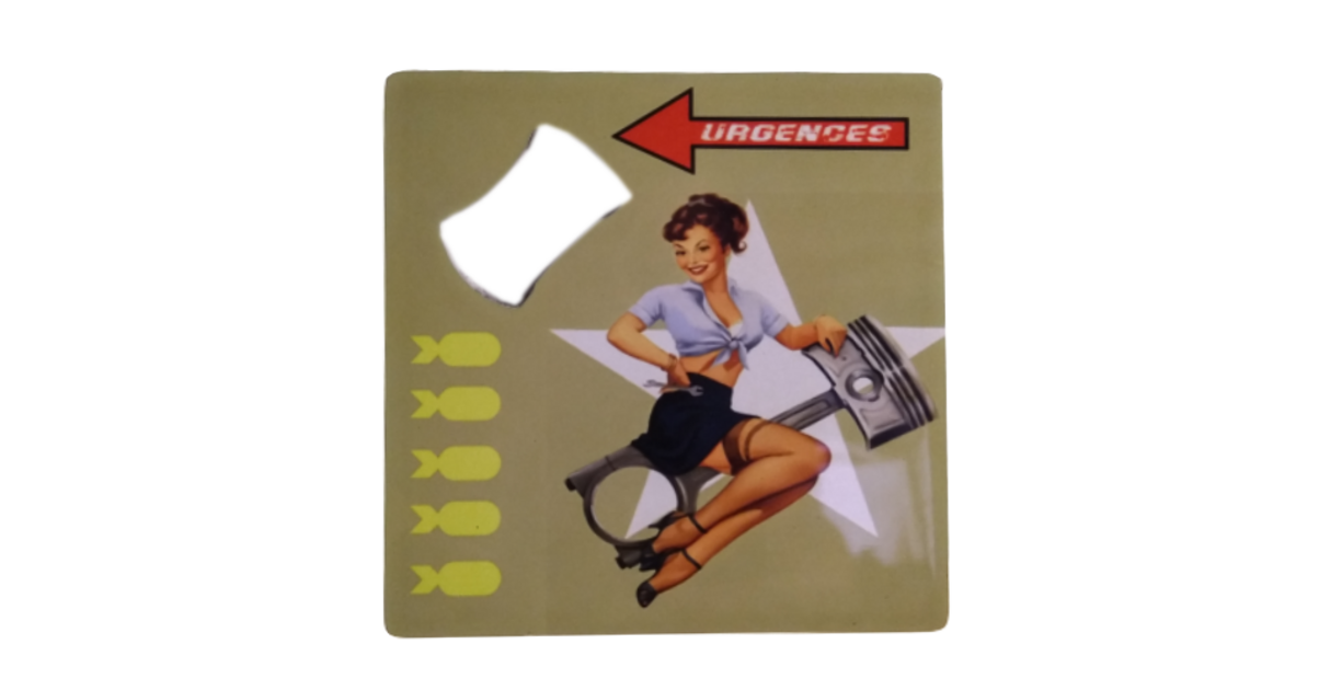 Décapsuleur En Chêne Artisanal – Thème Pin-up & Esprit De La Muerte