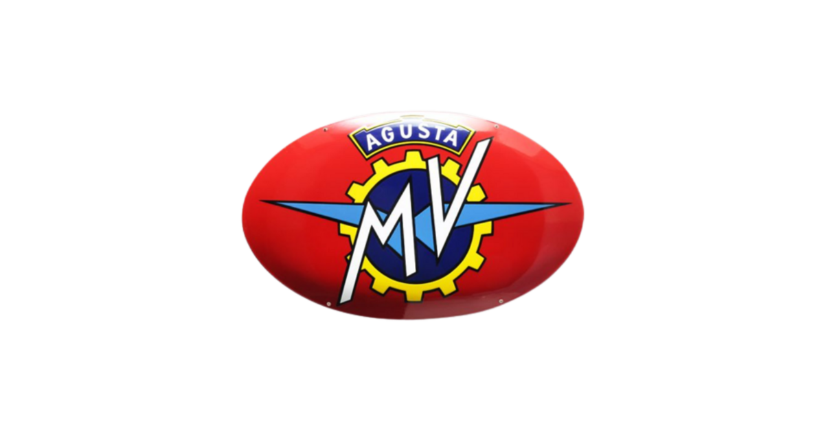 Plaque émaillée logo MV Agusta - Garage/Atelier/Les plaques