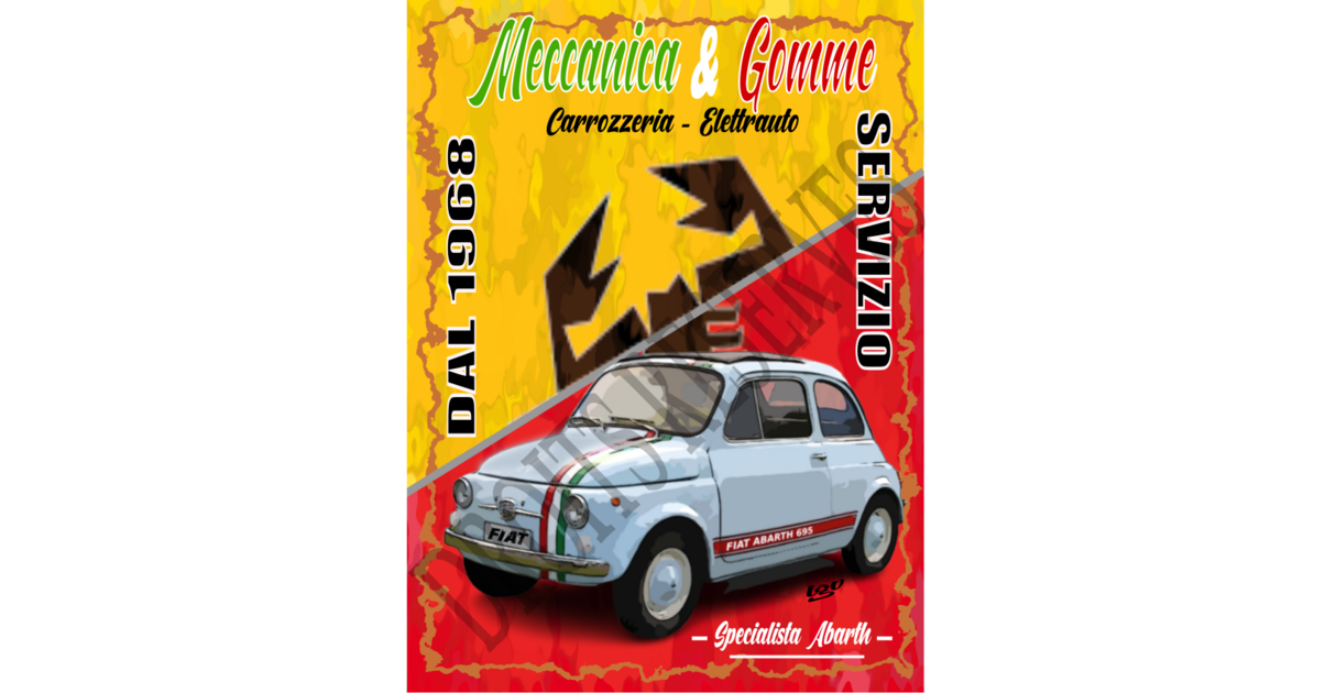 Plaque émaillée Abarth / Emailschild (D'occasion) à Plagne pour CHF 70