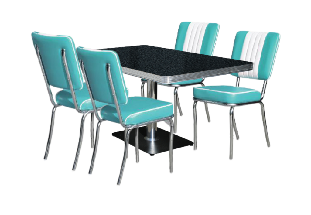 Ensemble De Chaises Et Table, Design Danois, Années 1960