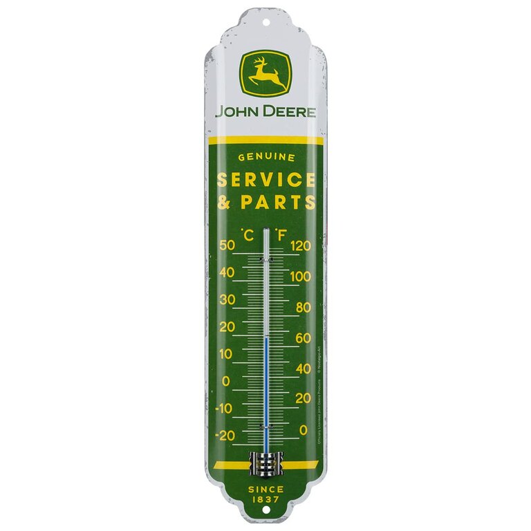Thermomètre John Deère Vintage - Déco Rétro Pour Fans De Tracteurs
