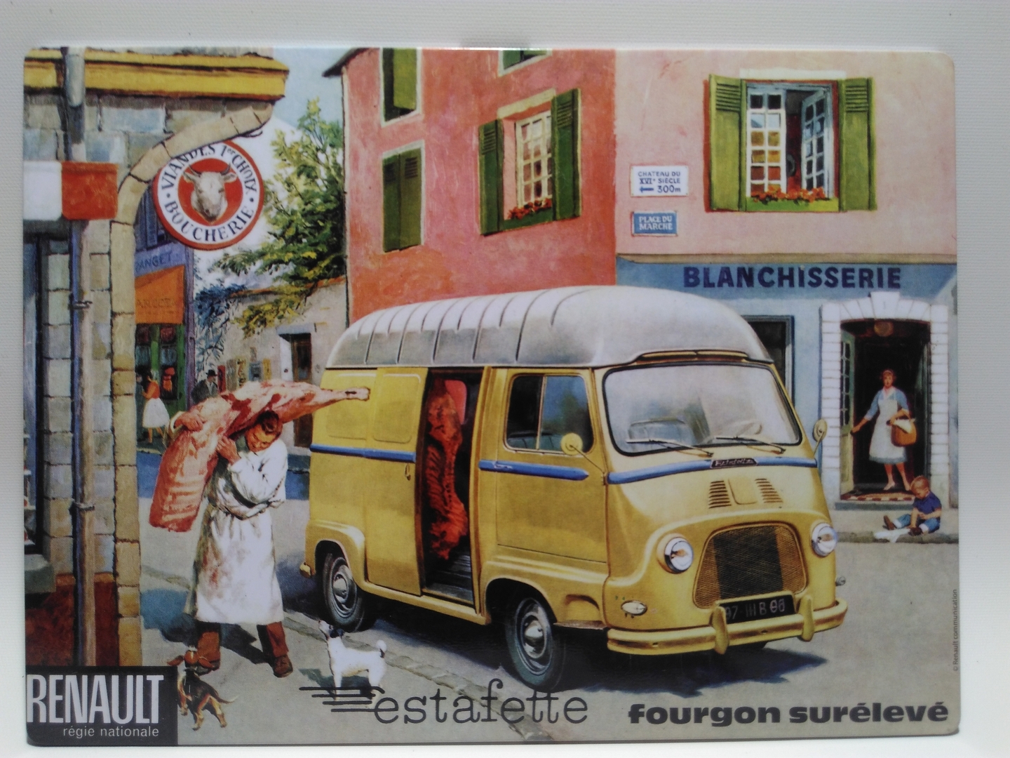 Plaque Renault Estafette Garageatelierles Plaques Publicitaires Le Grenier Vintage 