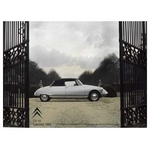 plaque metal citroen ds cabriolet