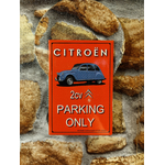 magent déco frigo citroen 2cv parking only