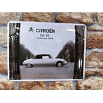 plaque déco publicitaire ds19 cabriolet